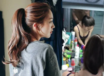 Con bé chổng đít ra đút vào dễ nào